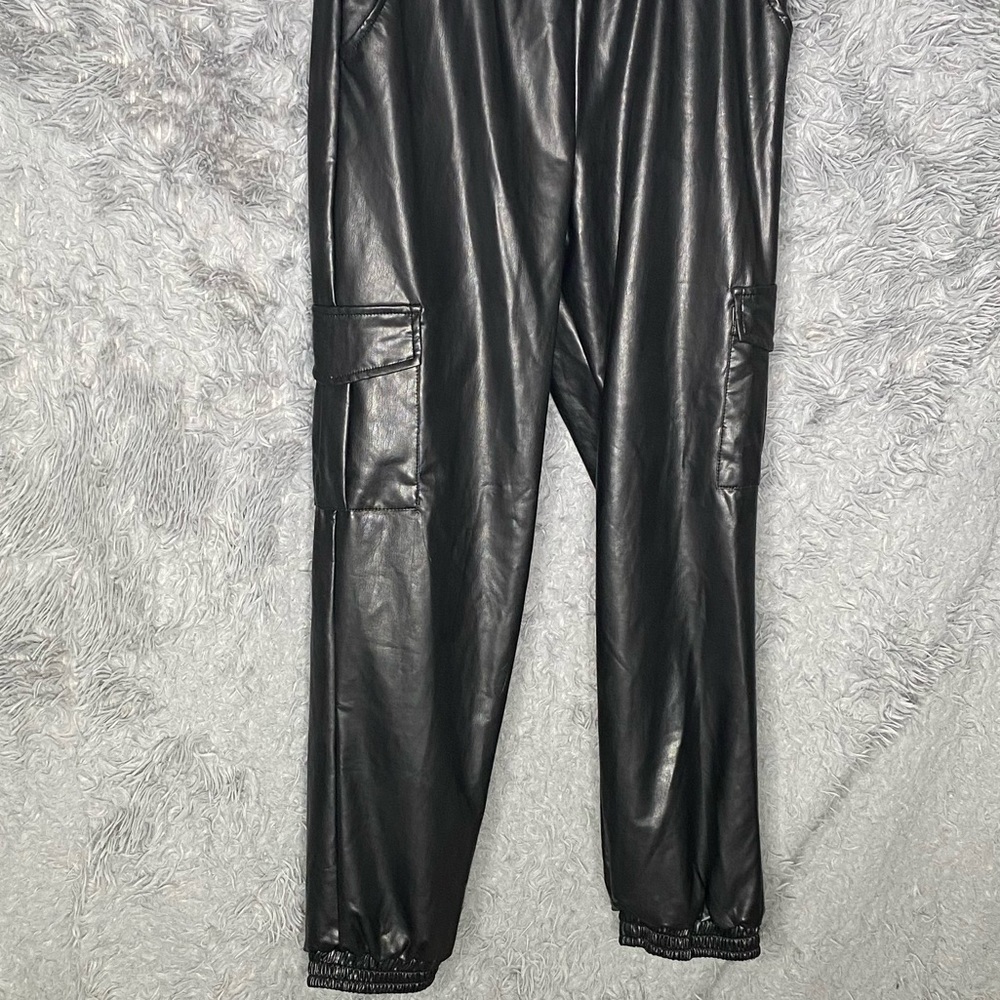 Black Pleather Pants